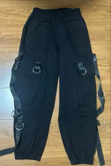 벨트 체인 카고 팬츠