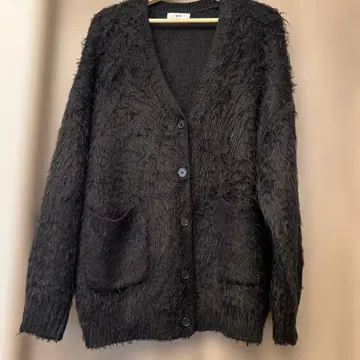 WEGO 복슬복슬 블랙 가디건