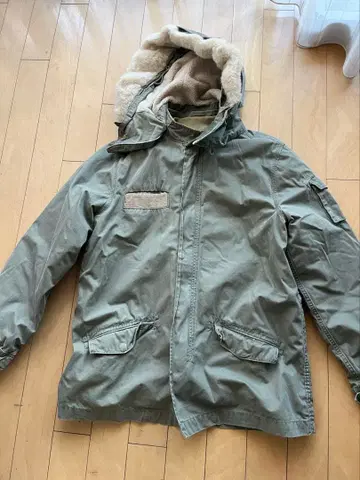 GAP 후드, 라이너 포함 모즈 코트 L 사이즈