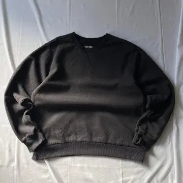 00s 맨투맨 트레이닝복 블랙 그런지 Y2K 무지 구제 의류 인기