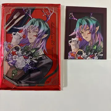 오토메이트 오토후유 마츠리카 아크릴 스탠드 포토 카드 카르마