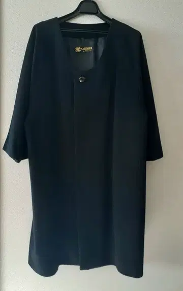 기모노용 롱 코트 블랙