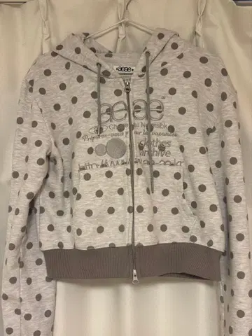 aeae 후디 후드티 도트 그레이