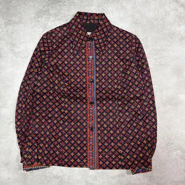 MITSUKOSHI 여성용 긴팔 셔츠 꽃무늬