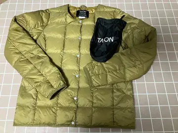 TAION 카키 다운 자켓 M