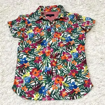 callaway 캘러웨이 꽃무늬 피케 셔츠