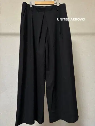 그린 라벨 릴랙싱 와이드 팬츠 블랙