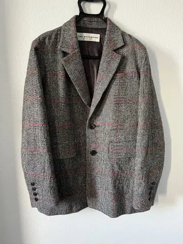 THE SHINZONE 체크 무늬 테일러드 자켓