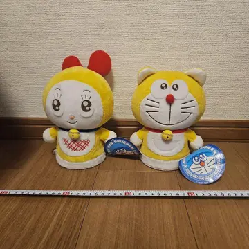 레어 레트로 도라에몽 도라미짱 봉제 인형 저금통