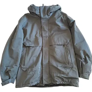 UNIQLO +J 하이브리드 다운 오버사이즈 파카 L 다크 그린