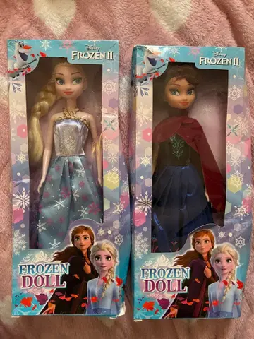 겨울왕국 2 엘사 안나 피규어 세트