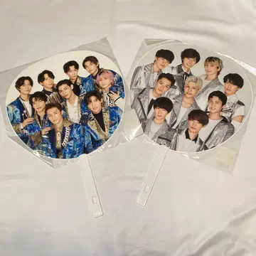 Snow Man 집합 점보 부채 2장 세트