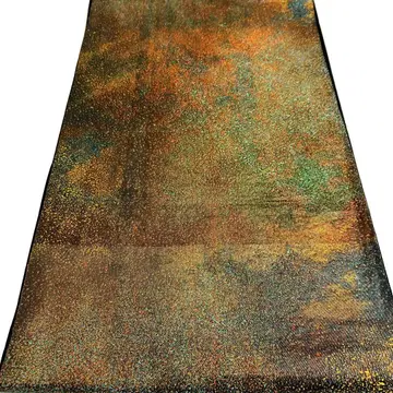 a32 순수 실크 육통 후쿠로 오비 금실 기모노