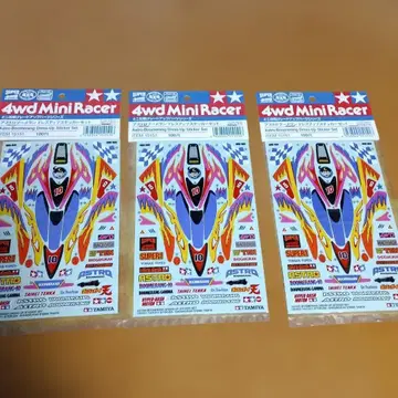 타미야 TAMIYA 미니 사륜구동 아스트로 부메랑 드레스업 스티커 3종