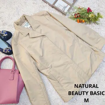 NATURAL BEAUTY BASIC 피 코트 ( M ) 베이지/캐주얼