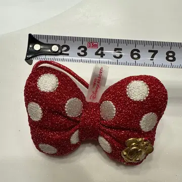 미니 마우스 리본 머리끈 클립 헤어핀 소 사이즈