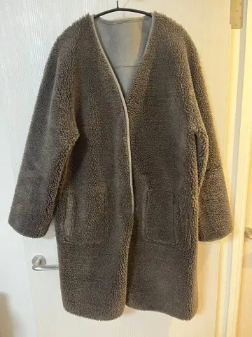 어반 리서치 서니 라벨 페이크 무스탕 2way 코트