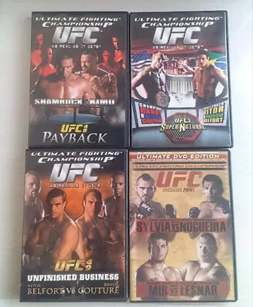 UFC DVD 4작품 세트로! 종합격투기
