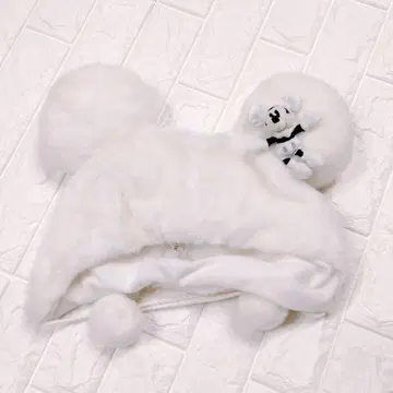 디즈니 팬캡 미키 봉제 인형 화이트