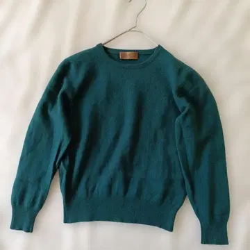 Filago 다크 그린 크루넥 스웨터 캐시미어 스웨터