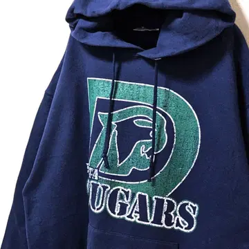 저지즈 다코타 쿠거스 로고 후드 맨투맨 네이비 네이비 컬러 구제 의류