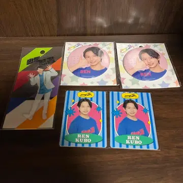 쿠보 렌 캔뱃지 프로필 카드 아크릴 스탠드 스티커