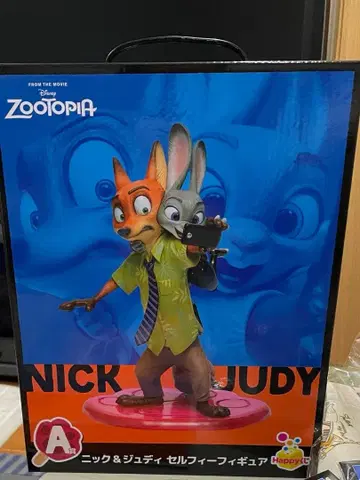 Happy 복권 A상 닉&주디 셀피 피규어 미개봉 새상품