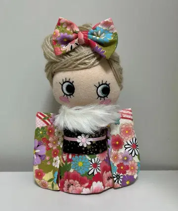 핸드메이드 이마리 인형 사이즈 일본풍 패턴 기모노