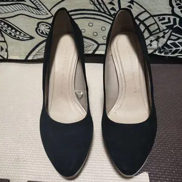 ZARA 블랙 스웨이드 하이힐 12cm