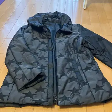 별 패턴 퀼팅 자켓