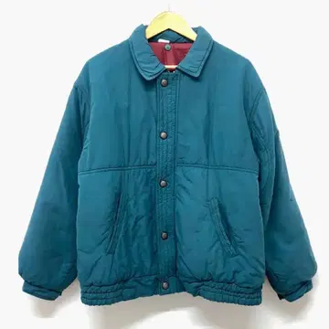 [ 유로 구제 의류 ] 80s 빈티지 패딩 자켓 터콰이즈 블루