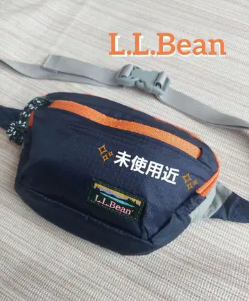 미사용에 가까운 새상품급 L.L.Bean 웨스트 파우치 네이비 오렌지