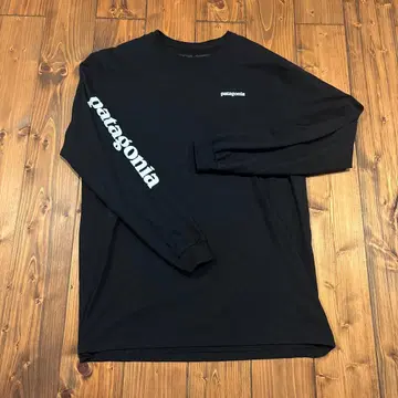 patagonia 블랙 롱 슬리브 셔츠 L