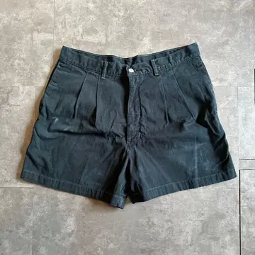블랙 플리츠 숏팬츠 올드 GAP USA제
