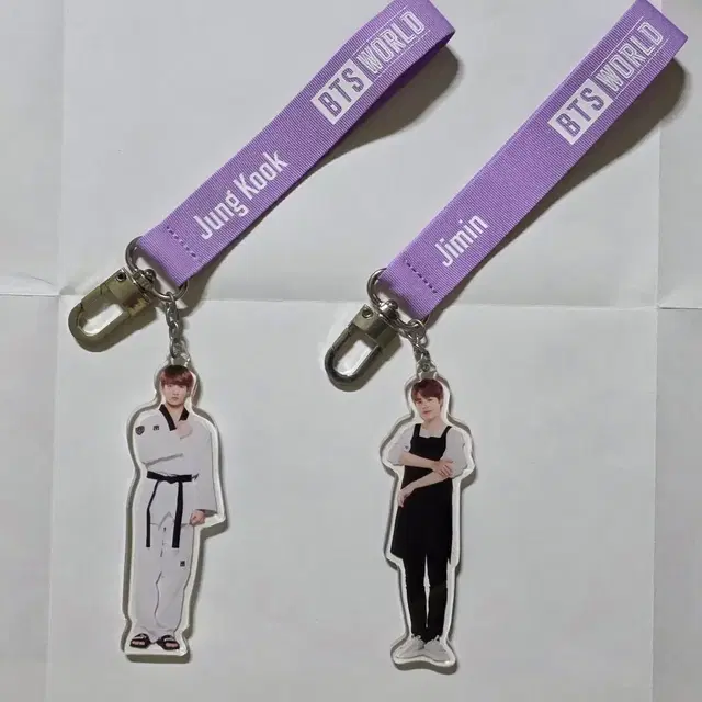 BTS World 정국/지민 아크릴 키링