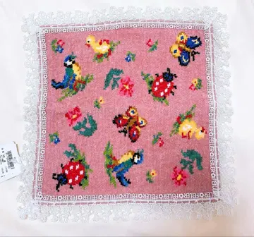 미사용 새상품 페이러 긴자와 레이스점 콜라보 하이 엘렌 손수건