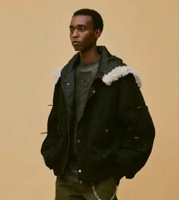 퍼 달린 다운 자켓 soerte