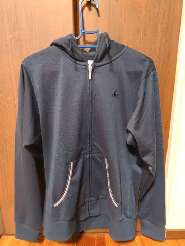 새상품 미착용 르꼬끄 남성용 네이비 풀 집업 후드티 사이즈 O