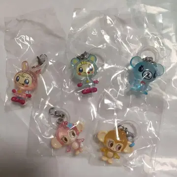 미사용 새상품 나루미야 캐릭터즈 메지루시 액세서리 5세트