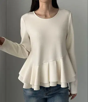 페플럼 디자인 컷 상의