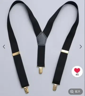 캘런솔로지 서스펜더 블랙 블랙