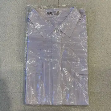 DAKS 연보라 스트라이프 셔츠