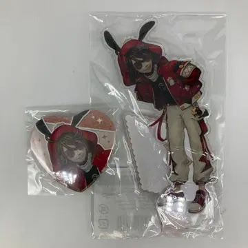 제5인격 죄수 루카 산리오 콜라보 아크릴 스탠드 하트형 캔뱃지