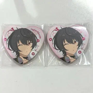 앙스타 스타포니 4th 하트 캔뱃지 사쿠마 리츠 2개