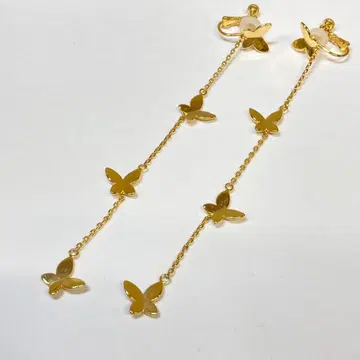 스텔라 할리우드 버터플라이 롱 귀찌 K362