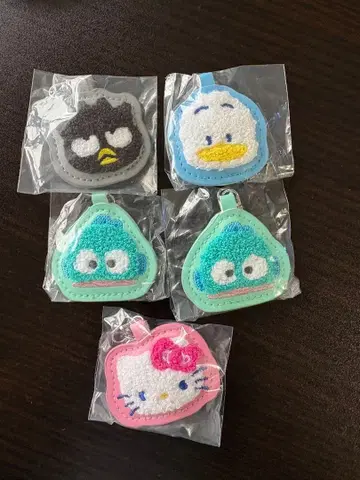 사가 자수 키링