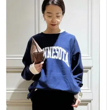 [ Deuxieme Classe ] CITY range 맨투맨 블루