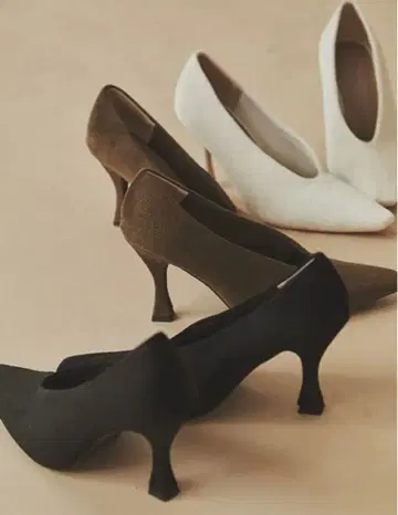 아뉴앙스 anuans 스웨이드 스틸레토 하이힐