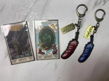 깃털 디자인 키링 세트