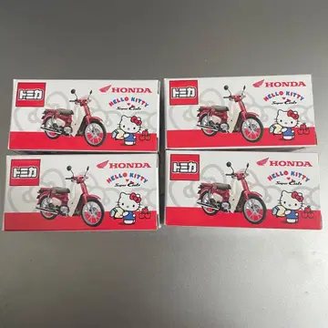 토미카 혼다 특주 헬로키티 슈퍼커브 4대 세트